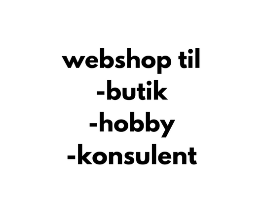 Hjælp til shopify webshop - køb en færdig shop, eller få hjælp - se mere her | stinesoevang.dk